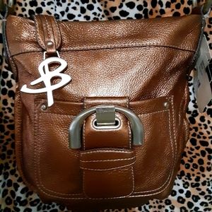 Bmakowski leather crossbodybag nwt